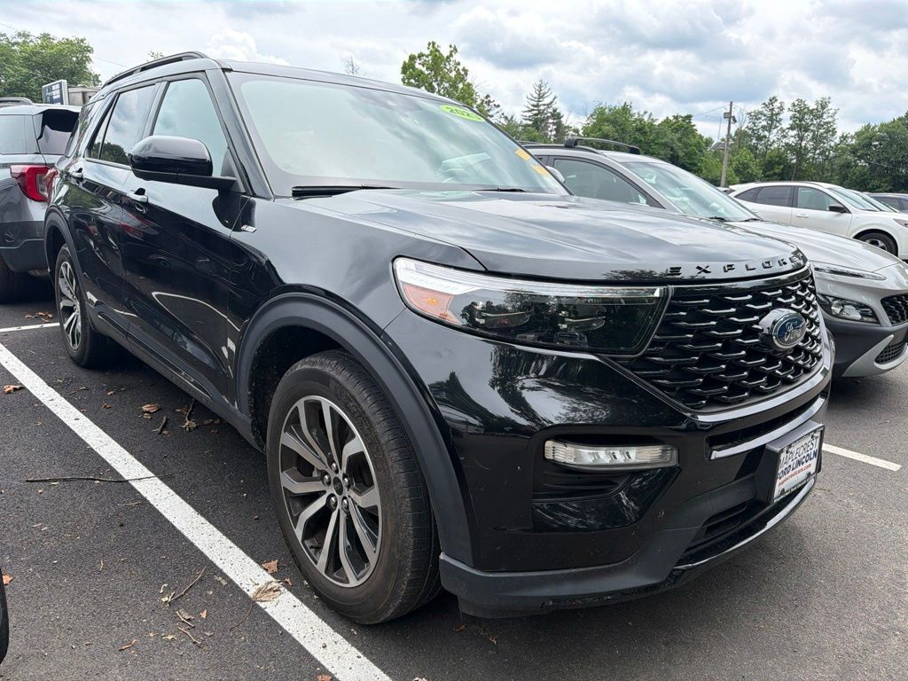 Agate Black Metallic 2023 Ford Explorer SUV / Crossover All-Wheel Drive Automatic
