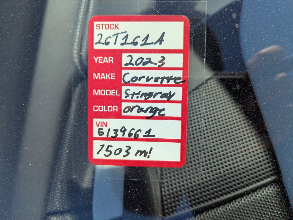 used 2023 Chevrolet Corvette car, priced at $77,791