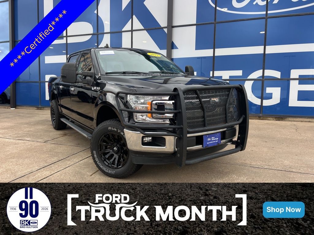 Black Metallic 2019 Ford F-150 XLT SuperCrew 4WD Pickup Truck Four-Wheel Drive Automatic