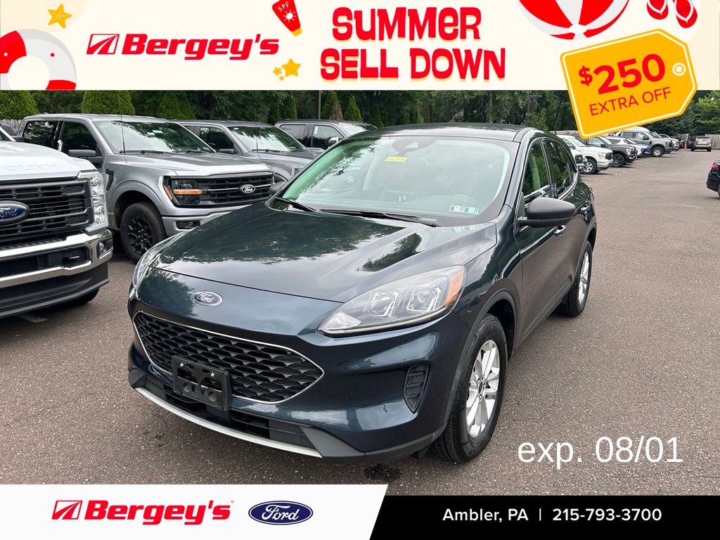 Blue Metallic 2022 Ford Escape SUV / Crossover All-Wheel Drive 8-Speed Automatic