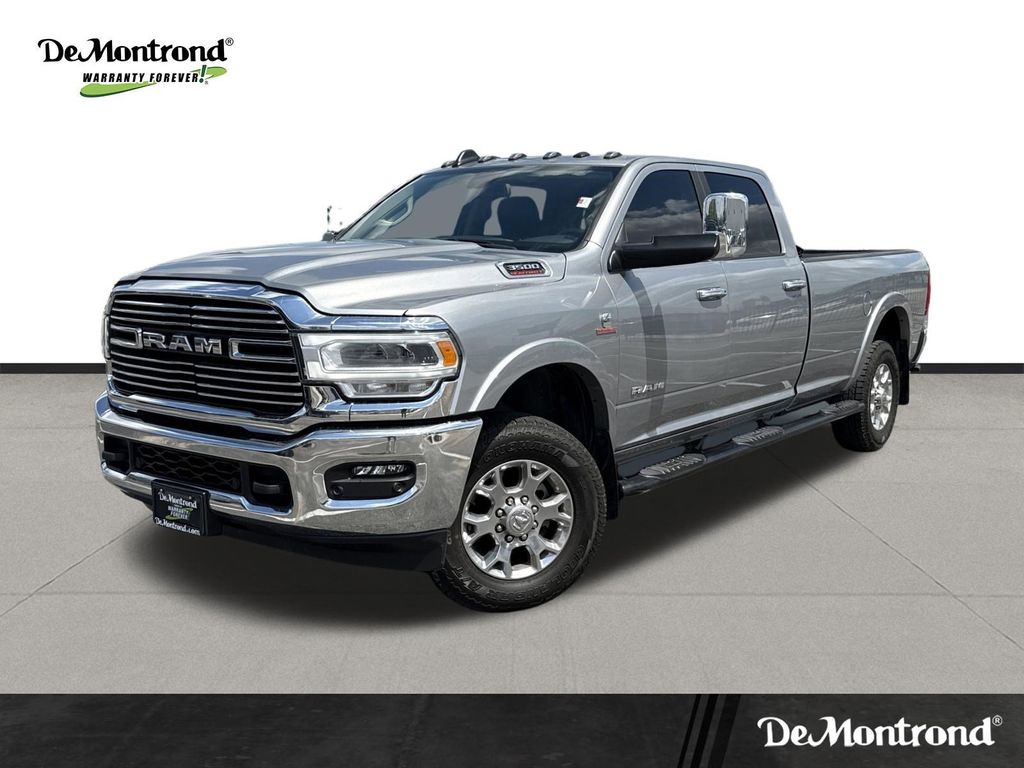 Billet Silver Metallic Clearcoat 2022 RAM 3500 Laramie Crew Cab LB 4WD Pickup Truck Four-Wheel Drive 6-Speed Automatic