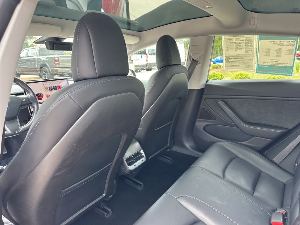 2018 Red Multi-Coat Tesla Model 3 Long Range AWD Sedan