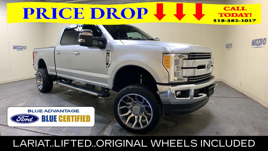 Ingot Silver 2017 Ford F-250 Super Duty Pickup Truck Four-Wheel Drive 6-Speed Automatic
