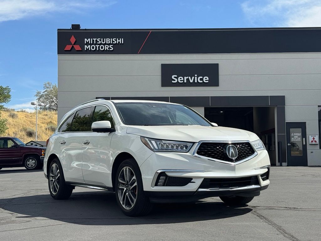 White 2018 Acura MDX SUV / Crossover 9-Speed Automatic