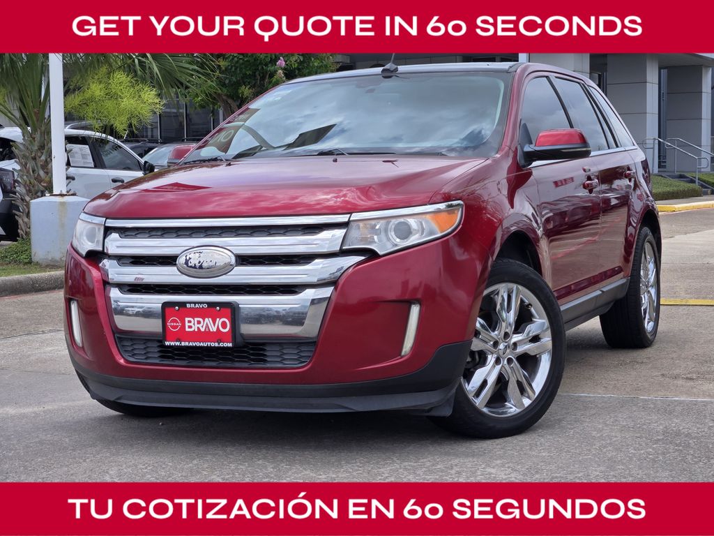 2013 Ford Edge Limited Red at Central Houston Nissan