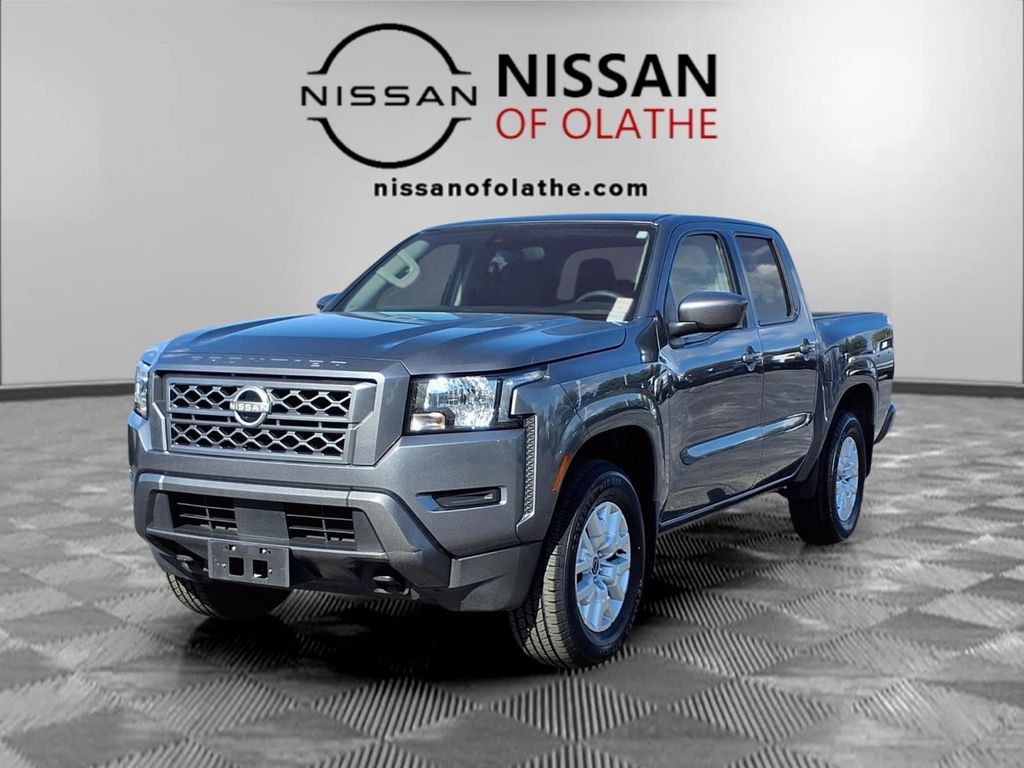 Gray (Gun Metallic) 2022 Nissan Frontier Pickup Truck Four-Wheel Drive 9-Speed Automatic