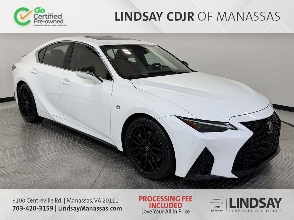 Ultra White 2023 Lexus IS Sedan Rear-Wheel Drive 8-Speed Automatic