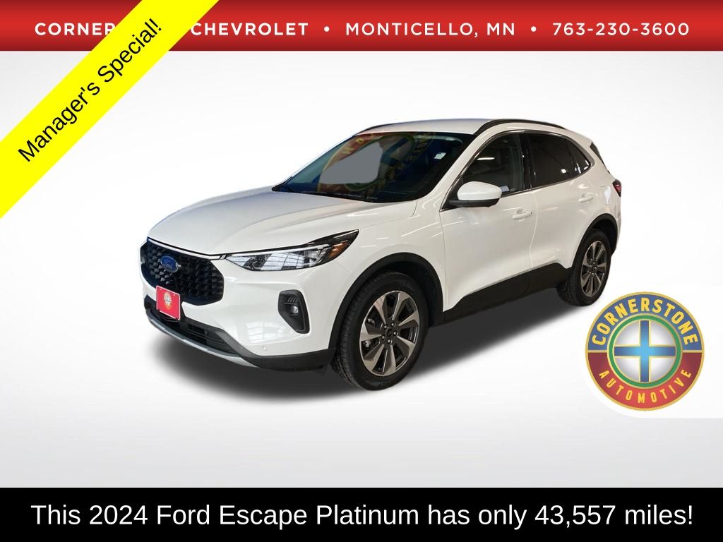 White 2024 Ford Escape SUV / Crossover All-Wheel Drive 8-Speed Automatic