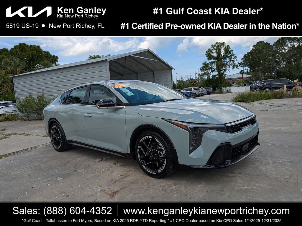 Morning Haze 2025 Kia K4 Sedan Front-Wheel Drive Continuously Variable Transmission