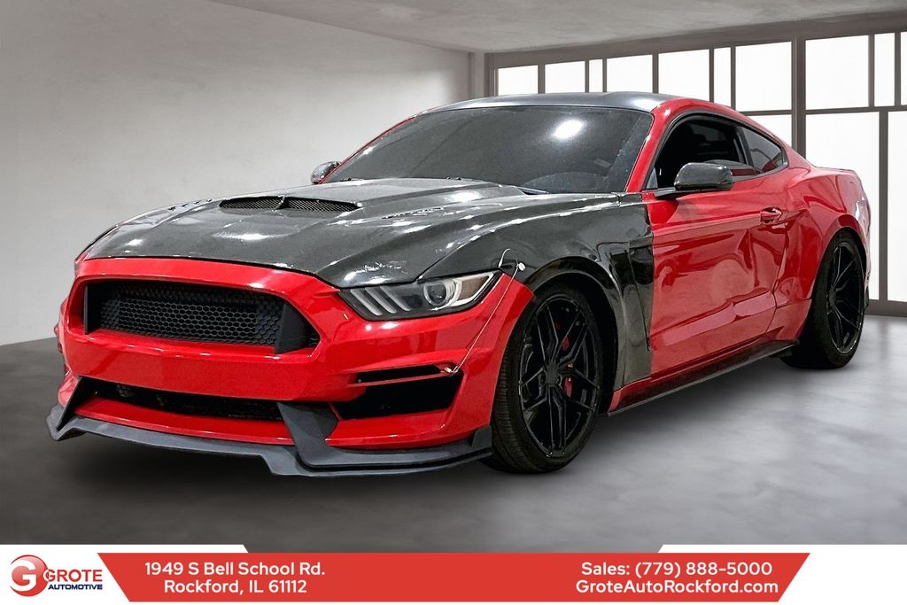 Race Red 2017 Ford Mustang GT Coupe RWD Coupe Rear-Wheel Drive 6-Speed Manual