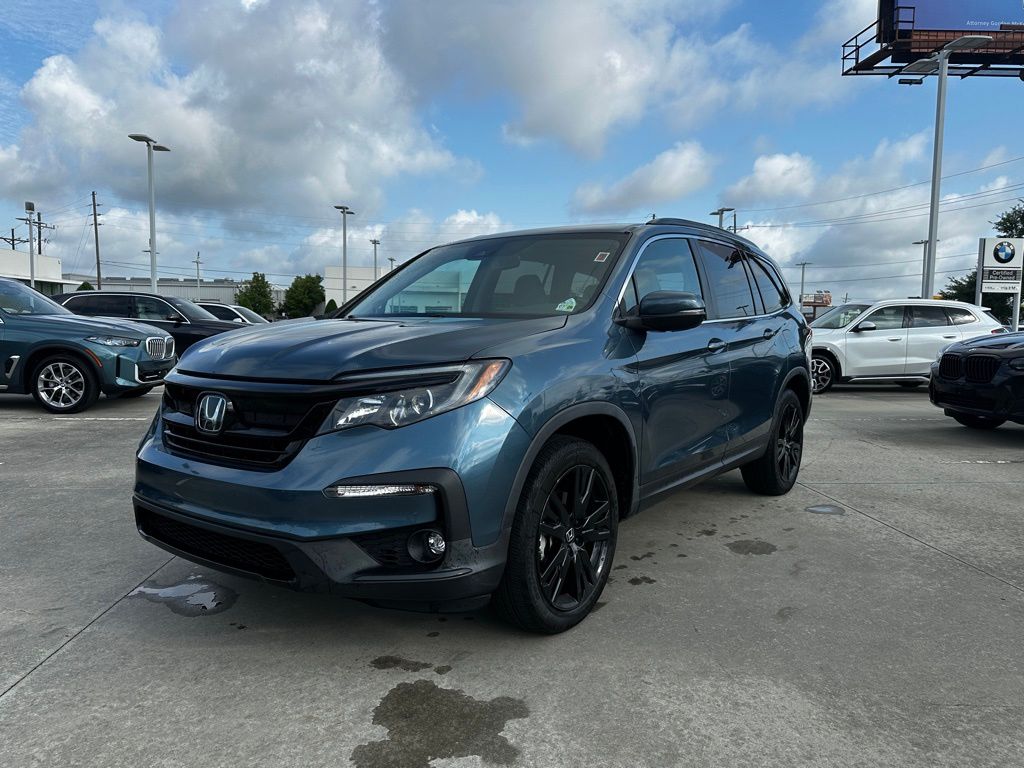 Blue 2021 Honda Pilot SUV / Crossover All-Wheel Drive 9-Speed Automatic