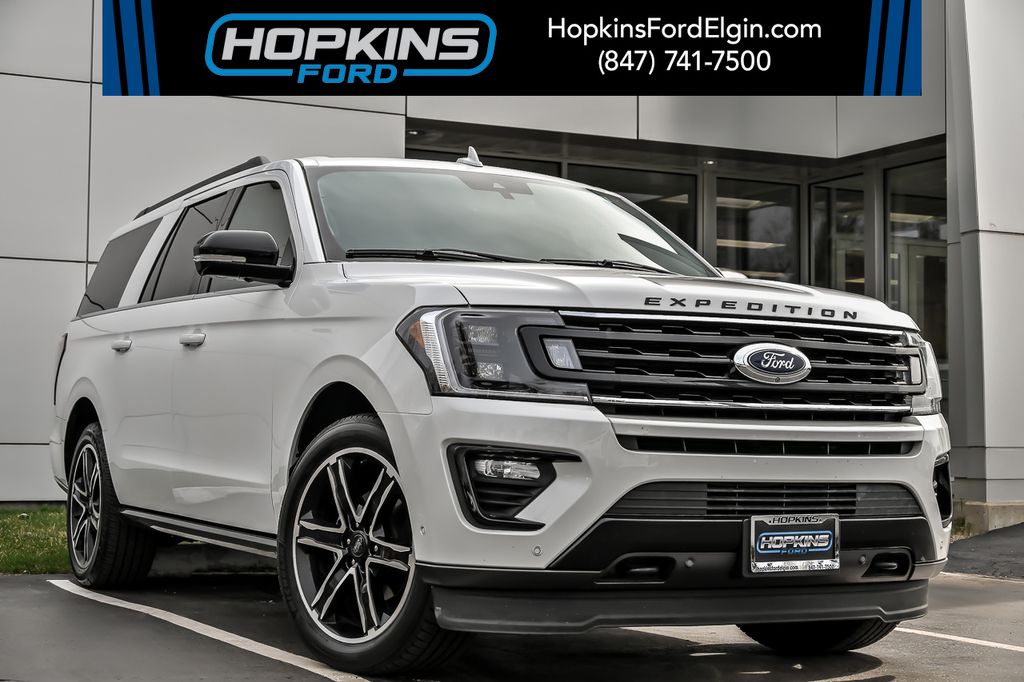 Star White Metallic Tri-Coat 2020 Ford Expedition MAX Limited 4WD SUV / Crossover Four-Wheel Drive Automatic