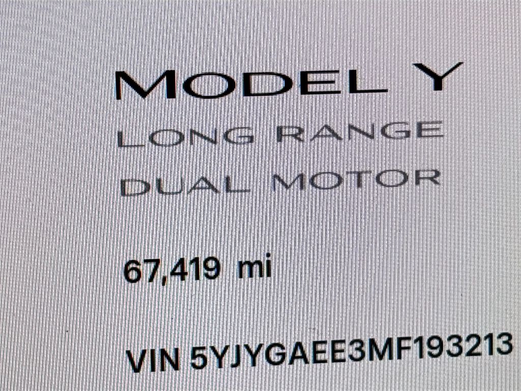 2021 Tesla Model Y Long Range