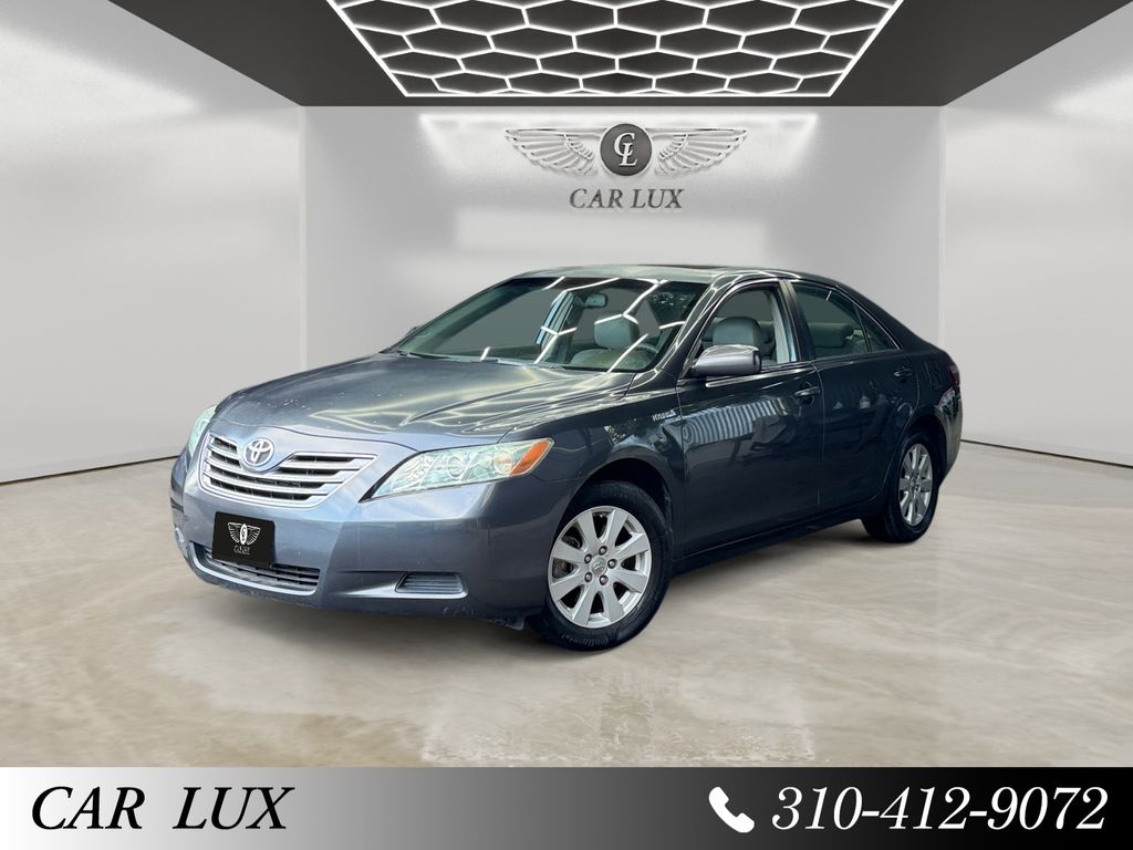 Gray 2009 Toyota Camry Hybrid Sedan Front-Wheel Drive Continuously Variable Transmission
