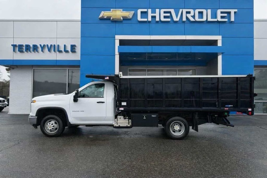 Summit White 2024 Chevrolet Silverado 3500HD Work Truck Regular Cab LB 4WD Pickup Truck Four-Wheel Drive Automatic