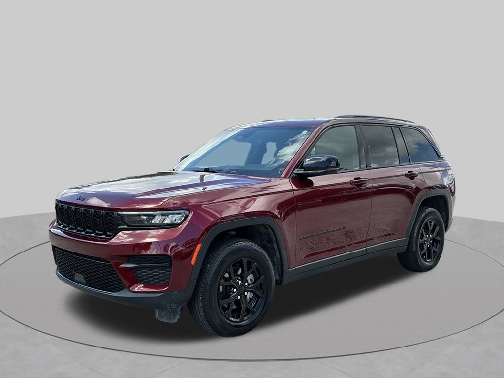 Velvet Red Pearlcoat 2024 Jeep Grand Cherokee SUV / Crossover Four-Wheel Drive 8-Speed Automatic