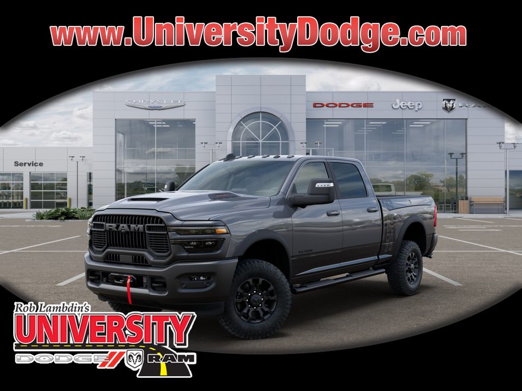Ceramic Gray Clearcoat 2025 RAM 2500 Power Wagon Crew Cab 4WD Pickup Truck Four-Wheel Drive 8-Speed Automatic