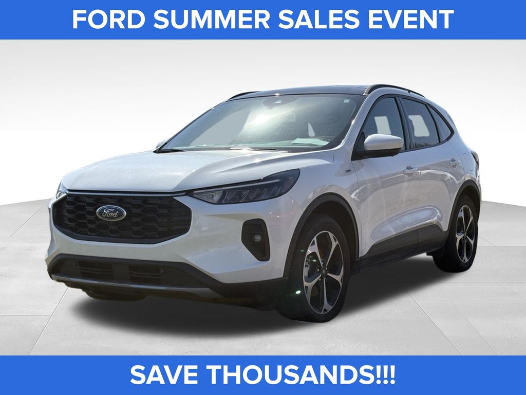 White Metallic 2025 Ford Escape Hybrid SUV / Crossover All-Wheel Drive Continuously Variable Transmission