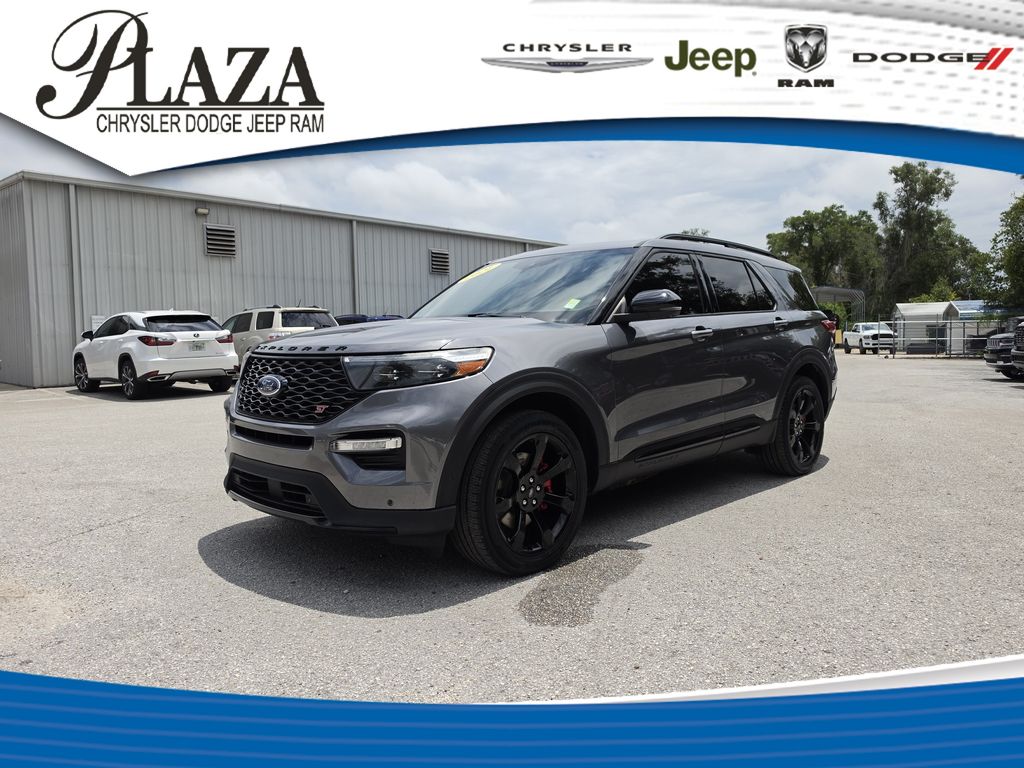 Gray Metallic 2021 Ford Explorer SUV / Crossover All-Wheel Drive Automatic