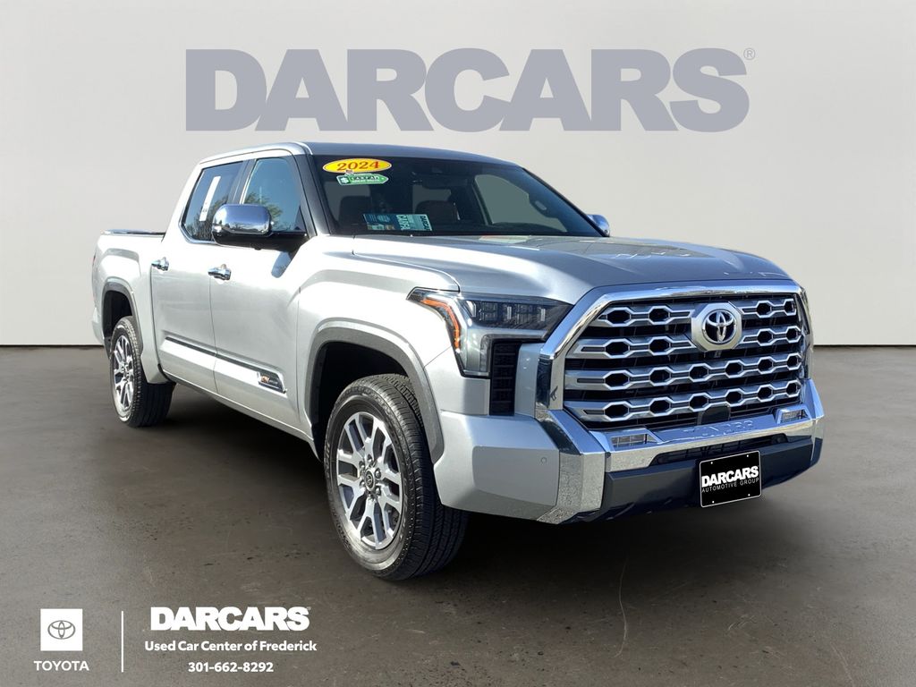 Celestial Silver 2024 Toyota Tundra 1794 Edition CrewMax Cab 4WD Pickup Truck Four-Wheel Drive Automatic