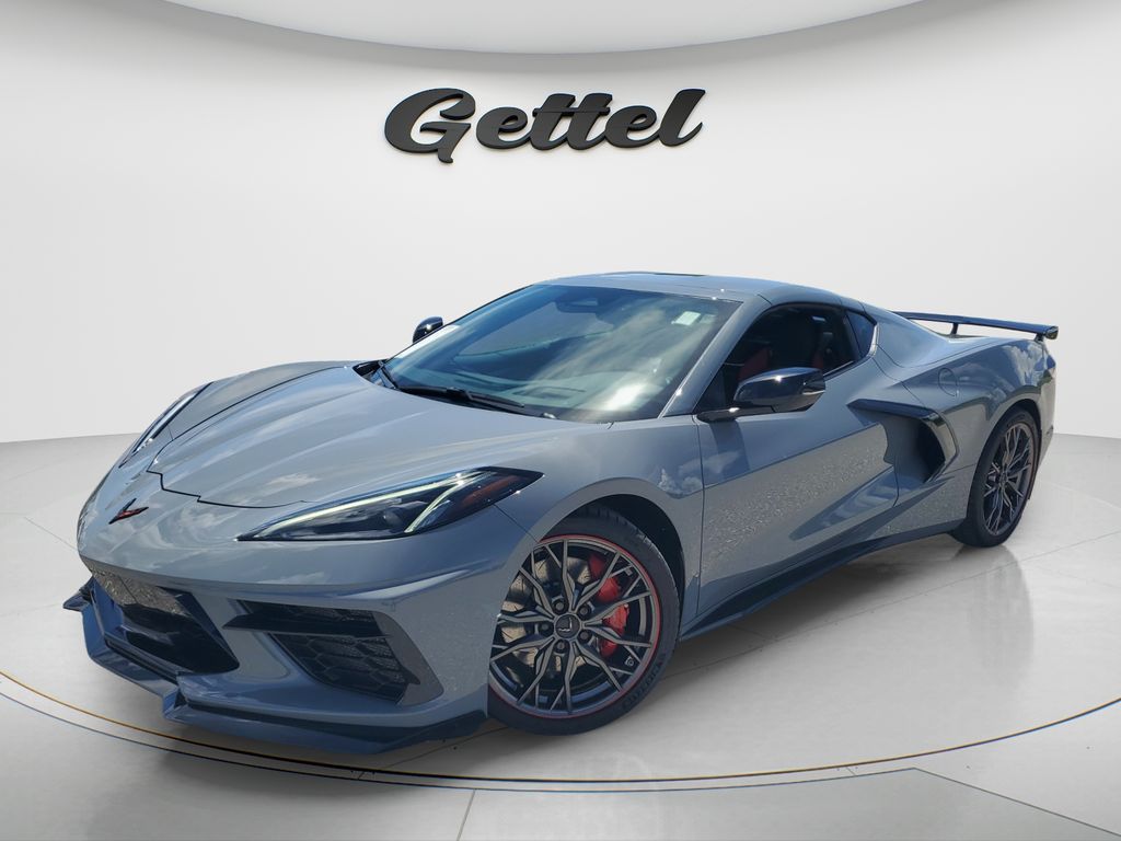 Gray 2025 Chevrolet Corvette Coupe Rear-Wheel Drive 8-Speed Dual Clutch