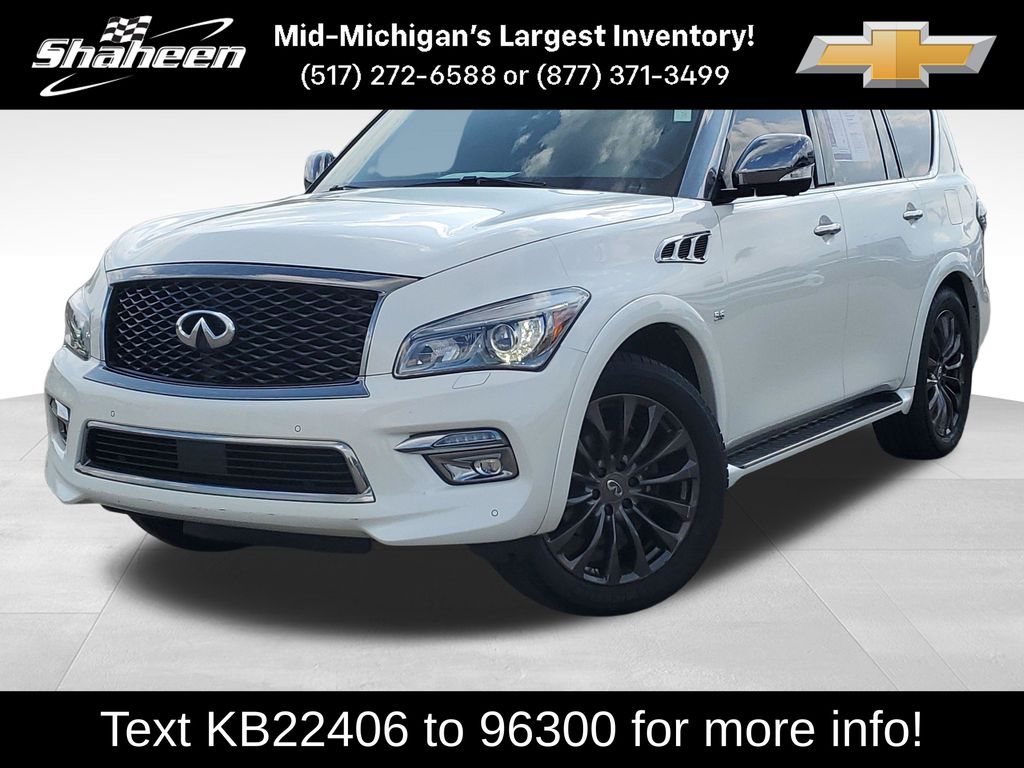 2017 INFINITI QX80 Blanco (Majestic White) SUV/Crossover Tracción en las cuatro ruedas 7 velocidades Automática