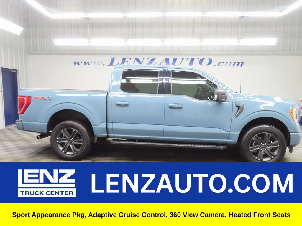 Area 51 Blue 2023 Ford F-150 Pickup Truck Four-Wheel Drive Automatic