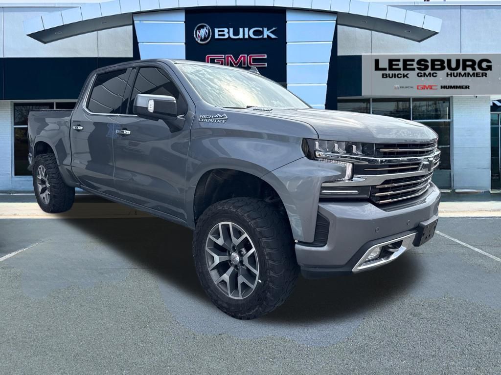 Gray (Satin Steel Metallic) 2021 Chevrolet Silverado 1500 Pickup Truck Four-Wheel Drive Automatic
