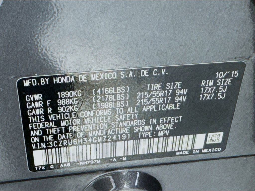 Used Car 2016 Honda Hr-v  Lx For Sale Under $15,000 In Austin, Texas