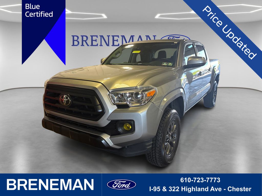 Silver Sky Metallic 2020 Toyota Tacoma Pickup Truck Four-Wheel Drive 6-Speed Automatic