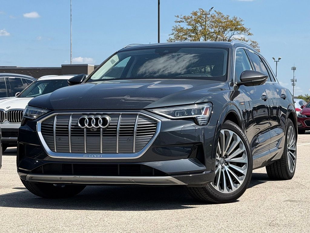 Gray Metallic 2019 Audi e-tron SUV / Crossover All-Wheel Drive Automatic