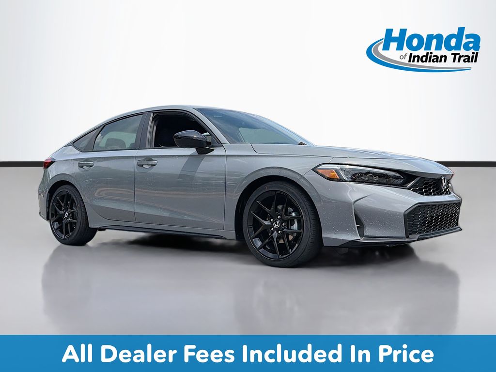 Urban Gray Pearl 2026 Honda Civic Hatchback Hatchback Front-Wheel Drive Continuously Variable Transmission
