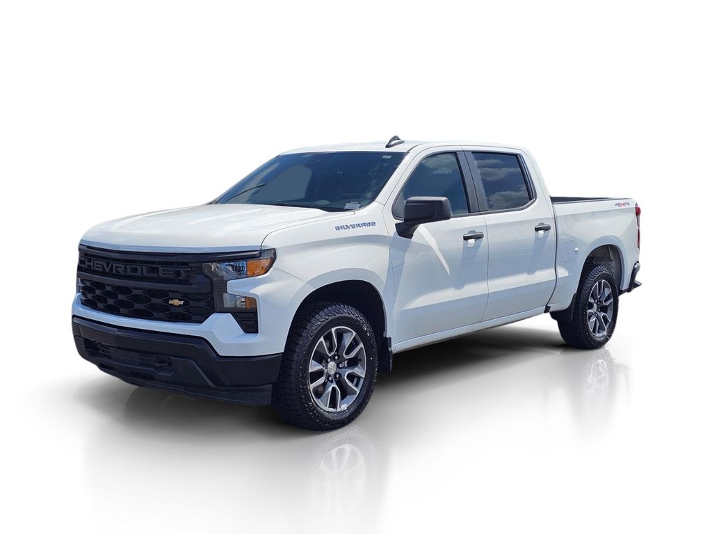 Summit White 2024 Chevrolet Silverado 1500 Pickup Truck Four-Wheel Drive Automatic