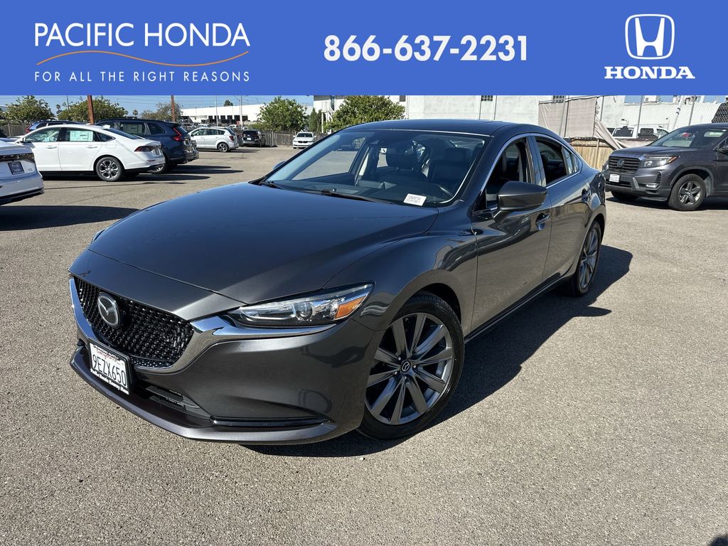 Machine Gray Metallic 2019 Mazda MAZDA6 Grand Touring FWD Sedan Front-Wheel Drive 6-Speed Automatic