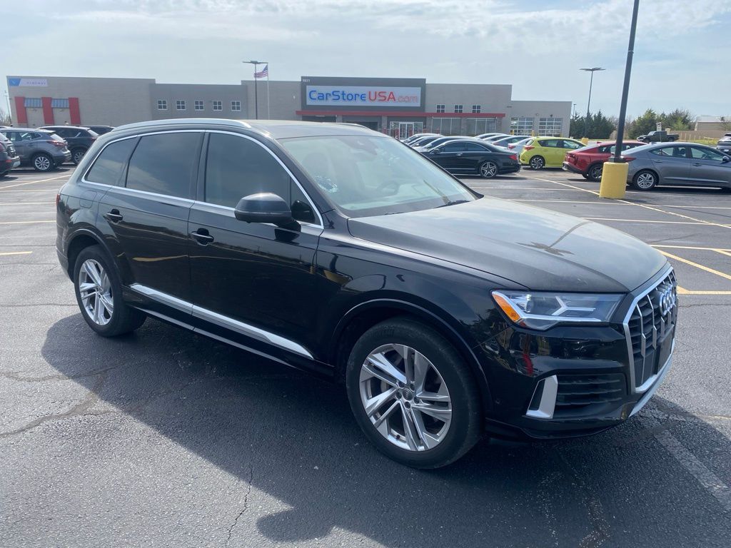 Orca Black Metallic 2020 Audi Q7 quattro Premium Plus 55 TFSI SUV / Crossover All-Wheel Drive 8-Speed Automatic