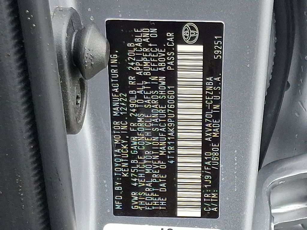 2023 Toyota Camry LE 27