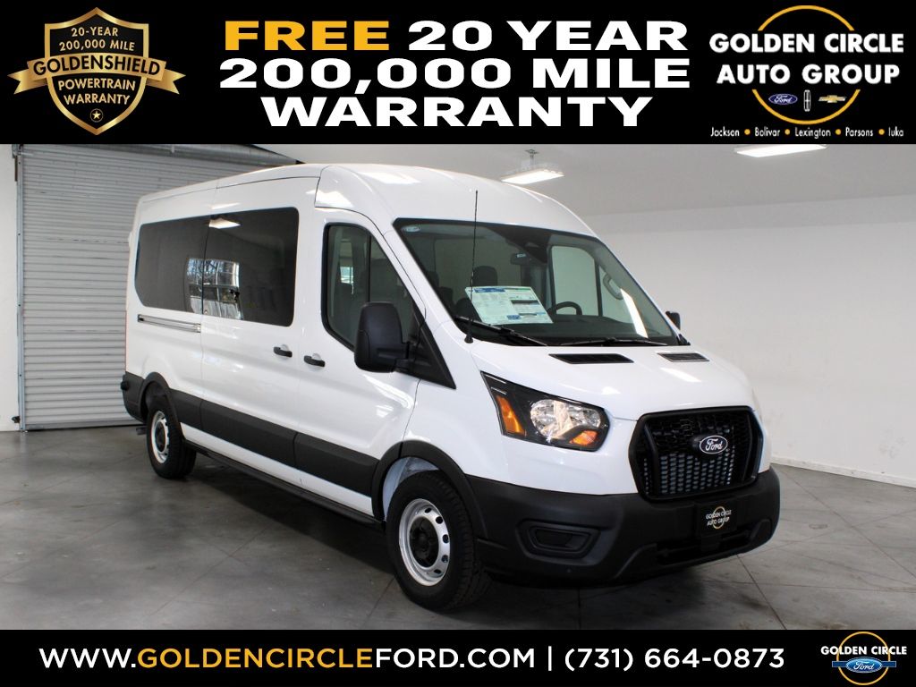 Oxford White 2026 Ford Transit Passenger Van Rear-Wheel Drive