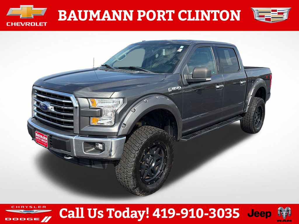 Gray (Magnetic) 2017 Ford F-150 Pickup Truck Four-Wheel Drive 6-Speed Automatic