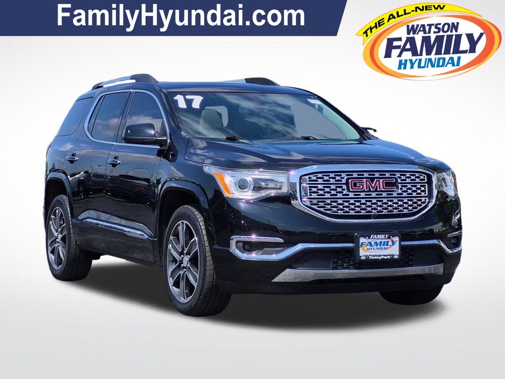 Black (Ebony Twilight Metallic) 2017 GMC Acadia SUV / Crossover Four-Wheel Drive 6-Speed Automatic
