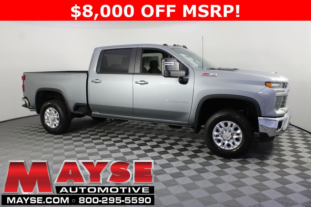 Sterling Gray Metallic 2026 Chevrolet Silverado 2500HD LT Crew Cab 4WD Pickup Truck Four-Wheel Drive Automatic