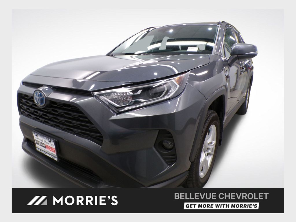 Magnetic Gray Metallic 2019 Toyota RAV4 Hybrid SUV / Crossover All-Wheel Drive Continuously Variable Transmission