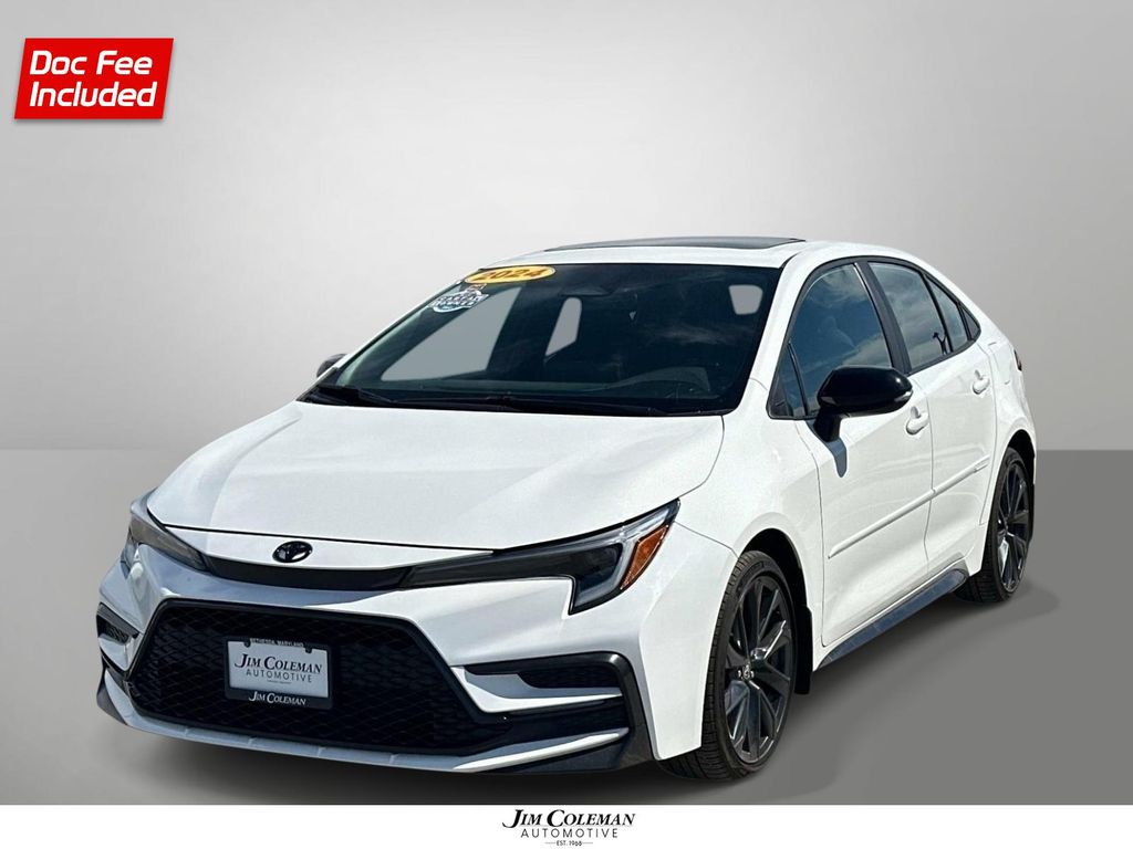 Ice Cap 2024 Toyota Corolla Sedan Front-Wheel Drive Continuously Variable Transmission