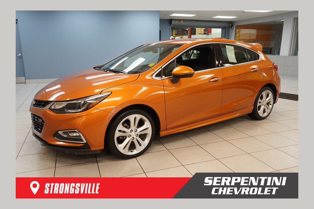 Orange Burst Metallic 2017 Chevrolet Cruze Hatchback Front-Wheel Drive 6-Speed Automatic