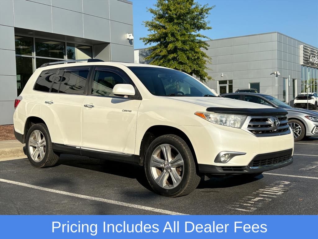 White (Blizzard Pearl) 2013 Toyota Highlander SUV / Crossover All-Wheel Drive 5-Speed Automatic Overdrive