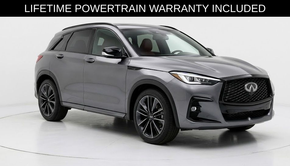 Gray (Graphite Shadow) 2023 INFINITI QX50 Sport FWD SUV / Crossover Front-Wheel Drive Continuously Variable Transmission