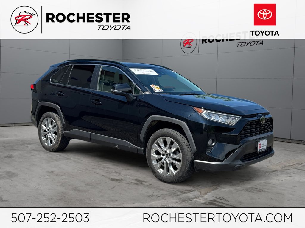 Midnight Black Metallic 2019 Toyota RAV4 XLE Premium AWD SUV / Crossover All-Wheel Drive 8-Speed Automatic
