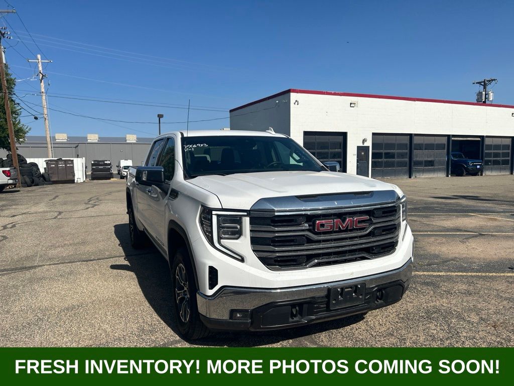Summit White 2025 GMC Sierra 1500 Pickup Truck Four-Wheel Drive Automatic