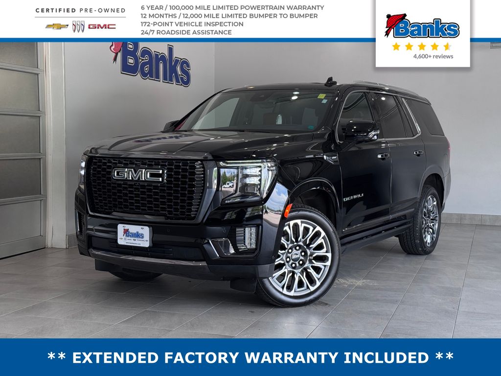 Onyx Black 2023 GMC Yukon Denali Ultimate 4WD SUV / Crossover Four-Wheel Drive