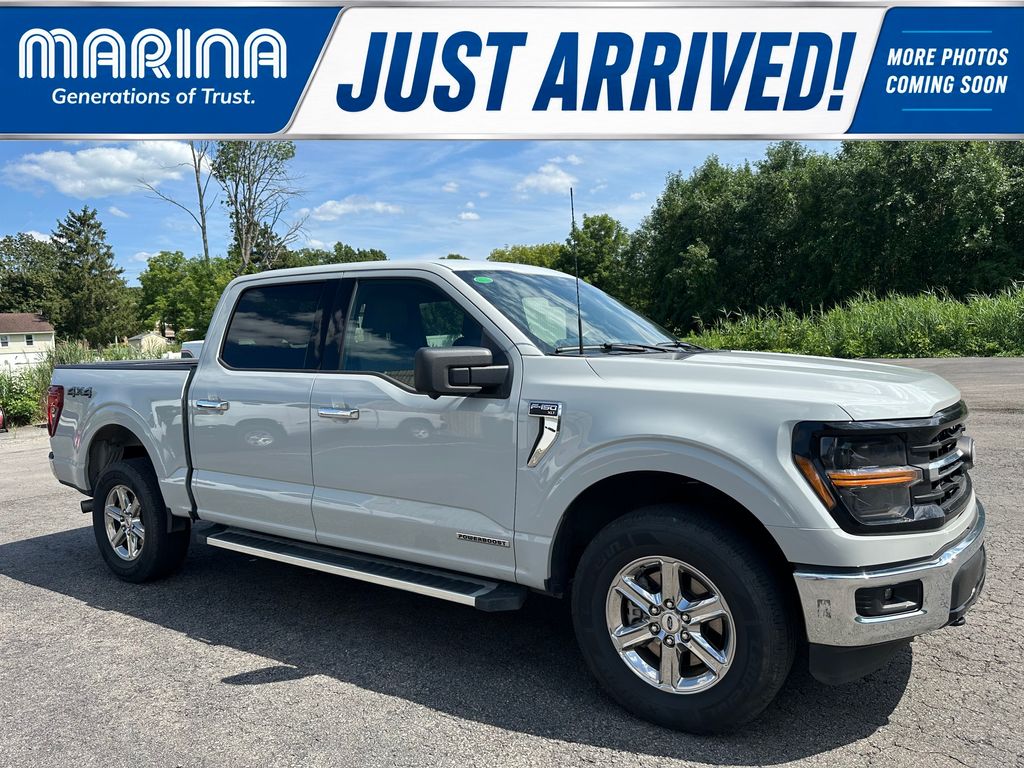 Avalanche Gray 2024 Ford F-150 Pickup Truck Four-Wheel Drive Automatic