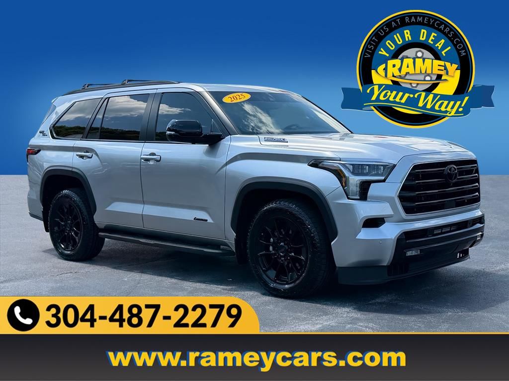 Celestial Silver Metallic 2025 Toyota Sequoia Limited 4WD SUV / Crossover Four-Wheel Drive Automatic